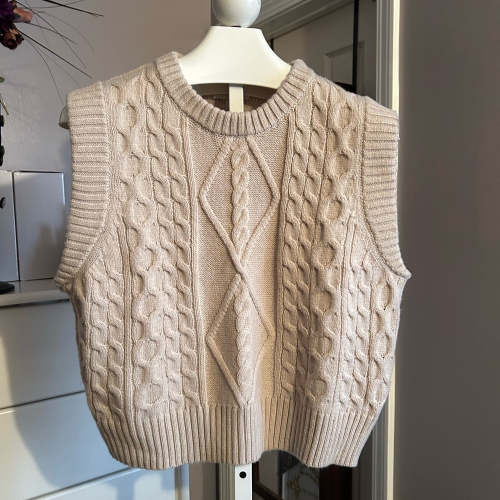 Free Assembly sleeveless sweater.
